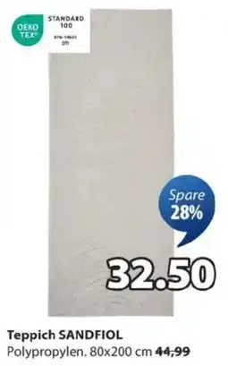 JYSK Teppich sandfiol Angebot