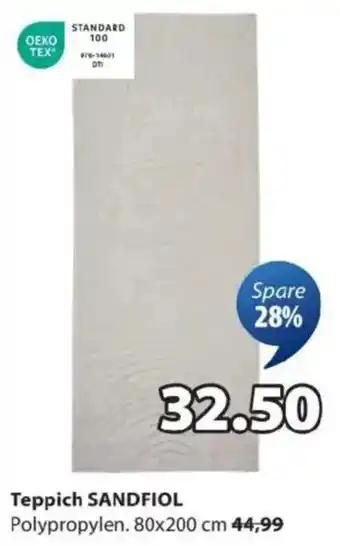 JYSK Teppich sandfiol Angebot