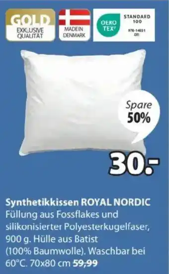 JYSK Synthetikkissen Angebot
