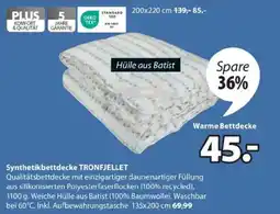 JYSK Synthetikbettdecke Angebot