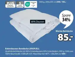 JYSK Entendaunen-Bettdecke Angebot