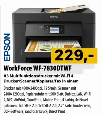 Cosmos WorkForce WF-7830DTWF Angebot