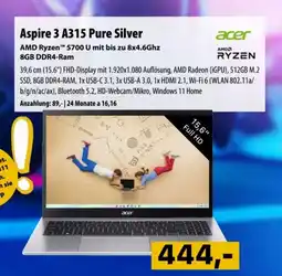 Cosmos Aspire 3 A315 Pure Silver Angebot