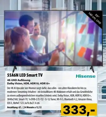 Cosmos 55A6N LED Smart TV Angebot