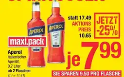 Maximarkt Aperol Angebot