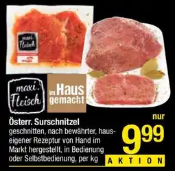 Maximarkt Österr. Surschnitzel Angebot