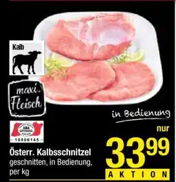 Maximarkt Österr. Kalbsschnitzel Angebot