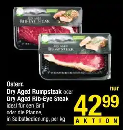 Maximarkt Dry Aged Rumpsteak oder Dry Aged Rib-Eye Steak Angebot