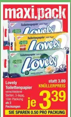 Maximarkt Lovely Toilettenpapier Angebot