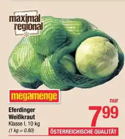 Maximarkt Eferdinger Weißkraut Angebot