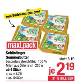 Maximarkt Schärdinger Sommerbutter Angebot