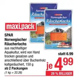 Maximarkt SPAR Norwegischer Räucherlachs Angebot