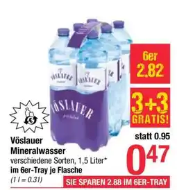Maximarkt Vöslauer Mineralwasser Angebot