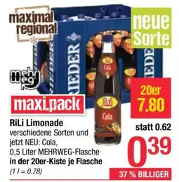 Maximarkt RiLi Limonade Angebot