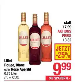 Maximarkt Lillet Rouge, Blanc oder Rosé Apéritif Angebot