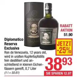 Maximarkt Diplomatico Reserva Exclusiva Angebot