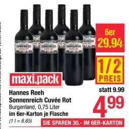 Maximarkt Hannes Reeh Sonnenreich Cuvée Rot Angebot