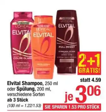 Maximarkt Elvital Shampoo Angebot