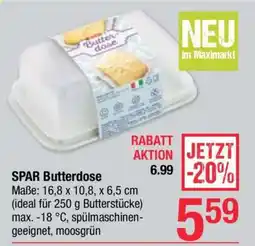 Maximarkt SPAR Butterdose Angebot