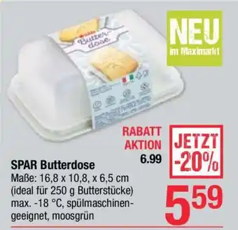Maximarkt SPAR Butterdose Angebot