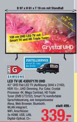 Maximarkt LED TV UE 43DU7170 UHD Angebot