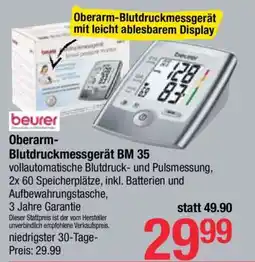 Maximarkt Oberarm-Blutdruckmessgerät BM 35 Angebot