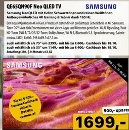 Cosmos Neo QLED TV Angebot