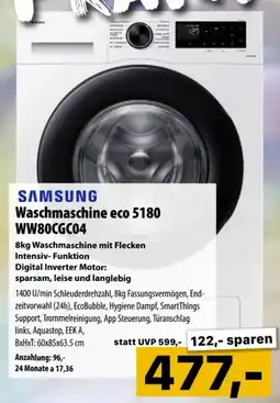 Cosmos Waschmaschine eco 5180 Angebot