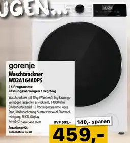 Cosmos Waschtrockner Angebot