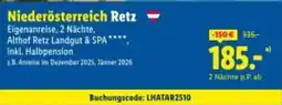 Lidl Reisen Niederösterreich Retz - Angebot