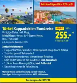 Lidl Reisen Türkei Kappadokien Rundreise Angebot