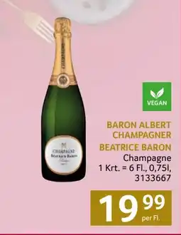 Transgourmet Baron Albert Champagner Beatrice Baron Angebot