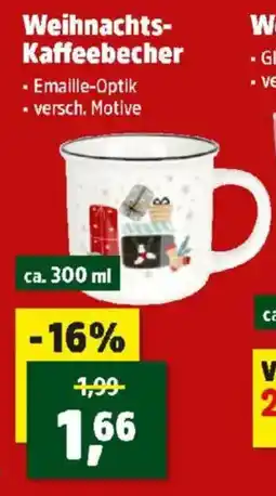 Thomas Philipps Weihnachts- Kaffeebecher Angebot