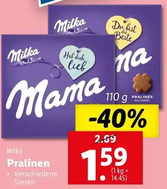 Lidl Milka Pralinen Angebot
