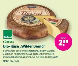 Denn's Biomarkt Bio-Käse Wilder Bernd Angebot