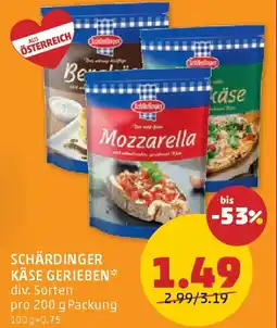 PENNY SCHÄRDINGER KÄSE GERIEBEN Angebot