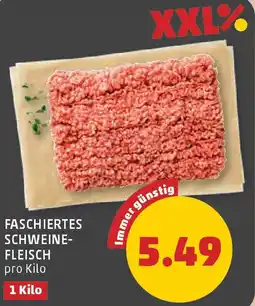 PENNY Faschiertes schweine- fleisch Angebot