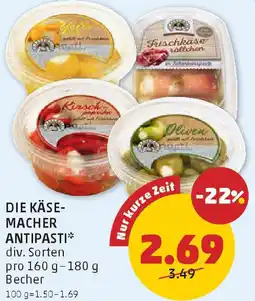 PENNY Die käse- macher antipasti Angebot