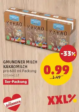 PENNY Gmundner milch kakaomilch Angebot
