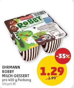 PENNY Ehrmann robby milch-dessert Angebot
