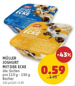 PENNY Müller joghurt mit der ecke Angebot