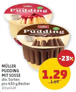 PENNY Müller pudding mit sosse Angebot