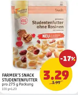 PENNY Farmer's snack studentenfutter Angebot