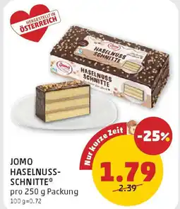 PENNY Jomo haselnuss- schnitte Angebot