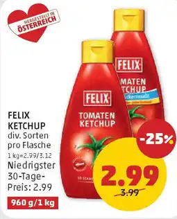PENNY Felix ketchup Angebot