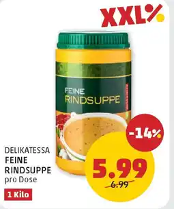 PENNY Delikatessa feine rindsuppe Angebot