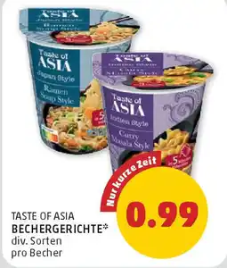 PENNY Taste of asia bechergerichte Angebot