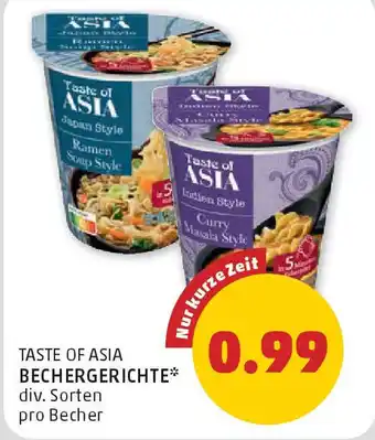 PENNY Taste of asia bechergerichte Angebot