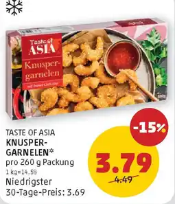 PENNY Taste of asia knusper- garnelen Angebot
