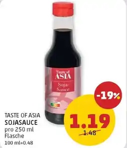 PENNY Taste of asia sojasauce Angebot